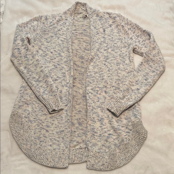 LOFT Women's Speckled Open-Front Cardigan - Picture 1 of 2